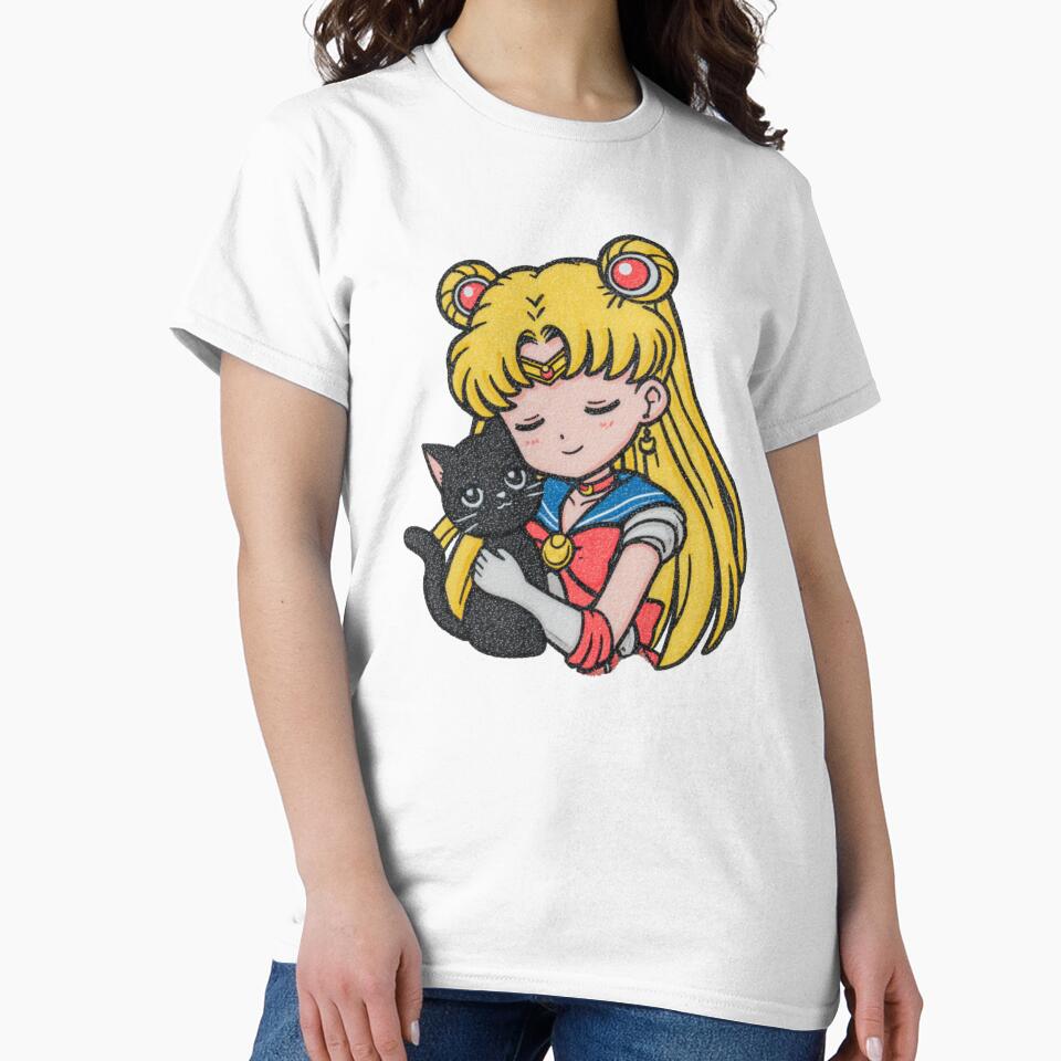 Sailor Moon and Her Cat by pastel.moonwave