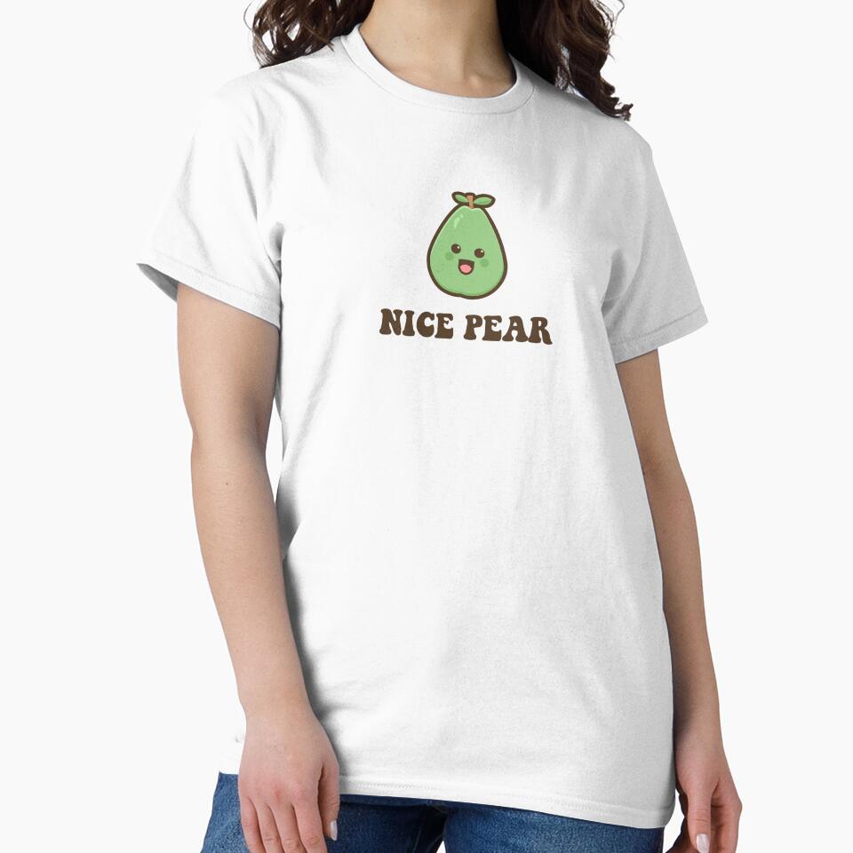 Nice Pear - Adorably Cheeky Design by mattjsykes