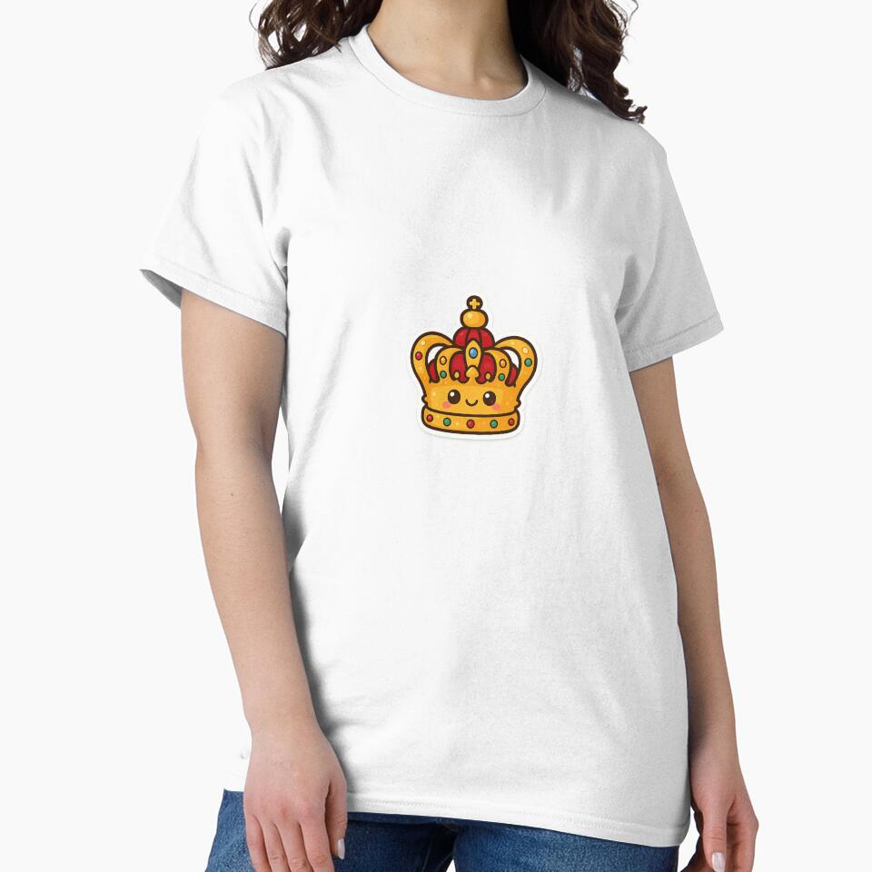 Kawaii Crown Stickers – Royal elegance in a sweet design by ClipVictuumArts