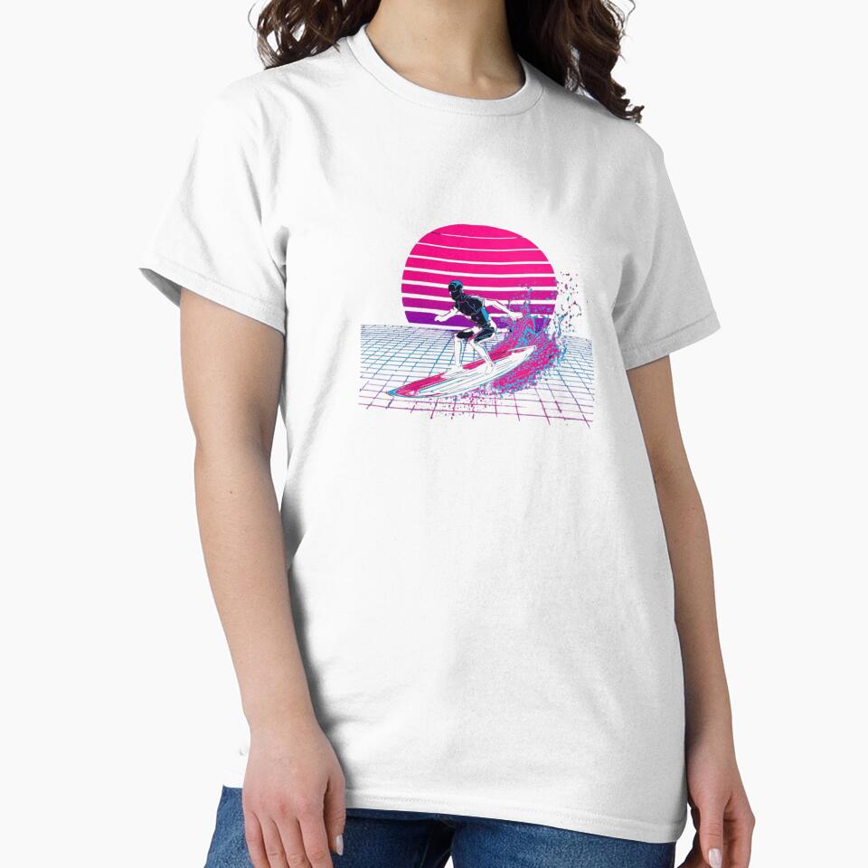 Synthwave Surfer by garts