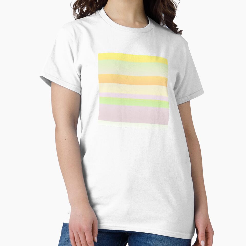 Minimalist color palette striped | Pastel color palette horizontal striped by lausn
