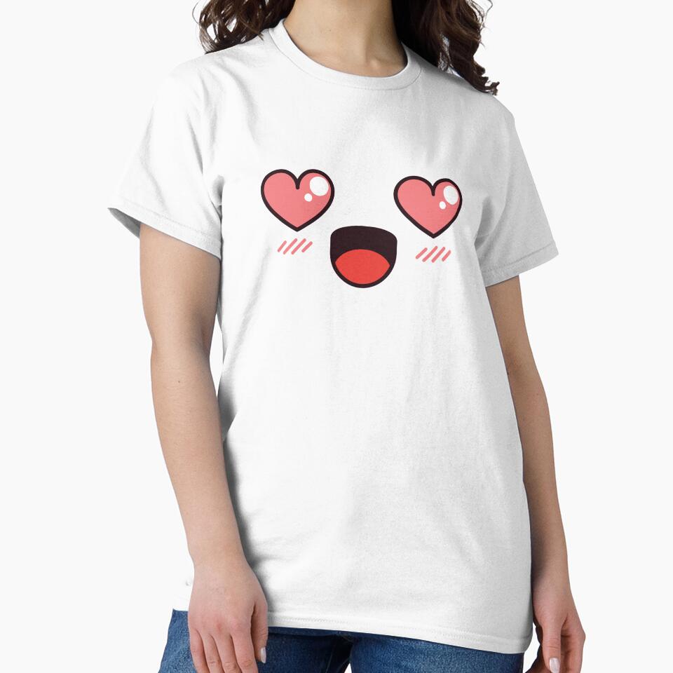 Kawaii Love Eyes Face by theredfoxs