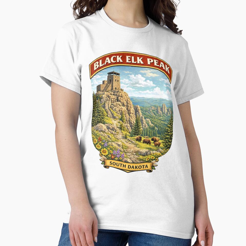 Black Elk Peak - South Dakota by Myra365Art