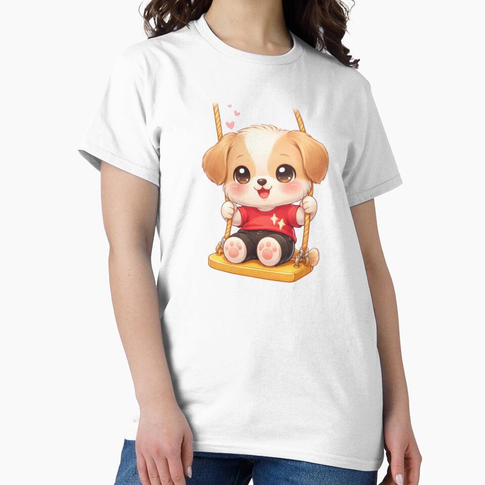 Kawaii Puppy Playground - Cute Pastel Dog Having Fun. by Lylysun