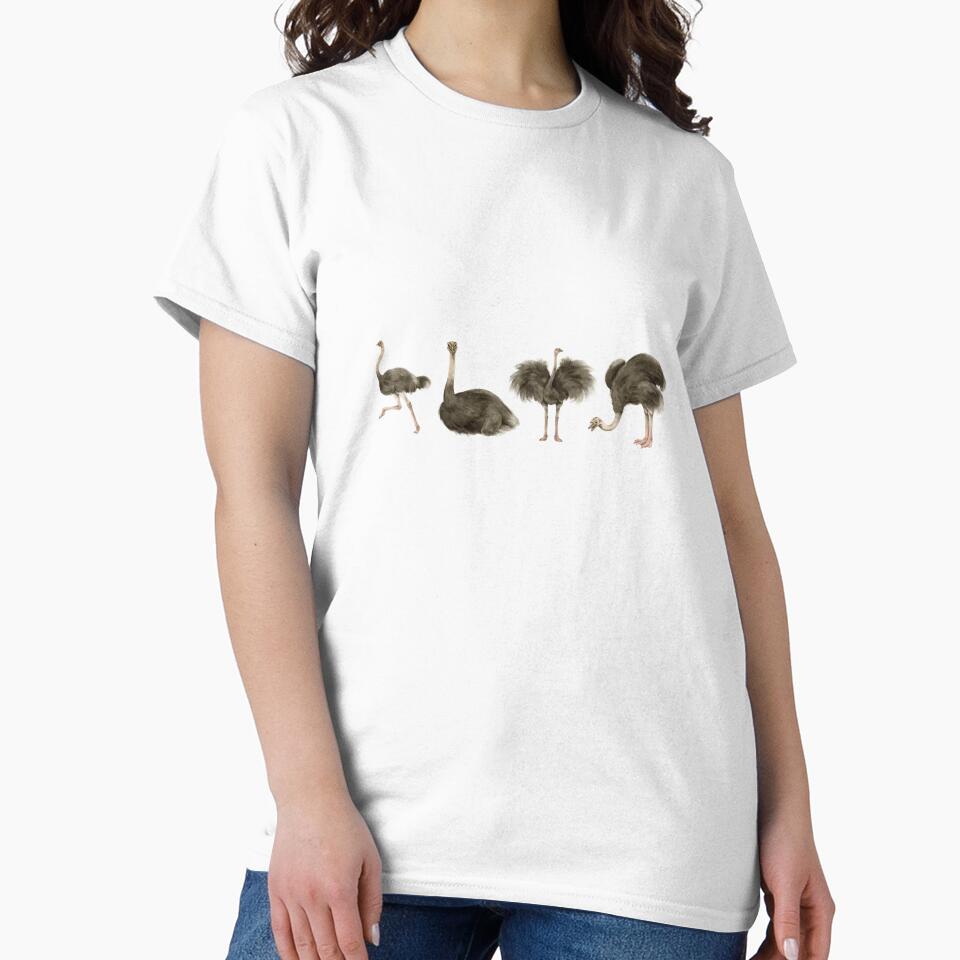 ostrich Pattern minimalist by JJB-Designs