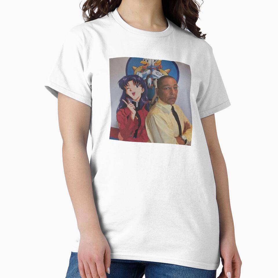Misato and Gus Fring by ASamArt