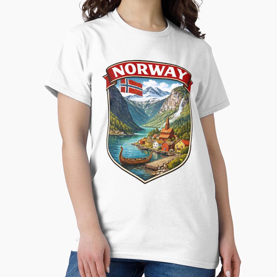 Norway - Fjords and Mountains by Myra365Art