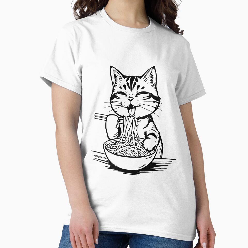 Noodle Cat by OlexPrints