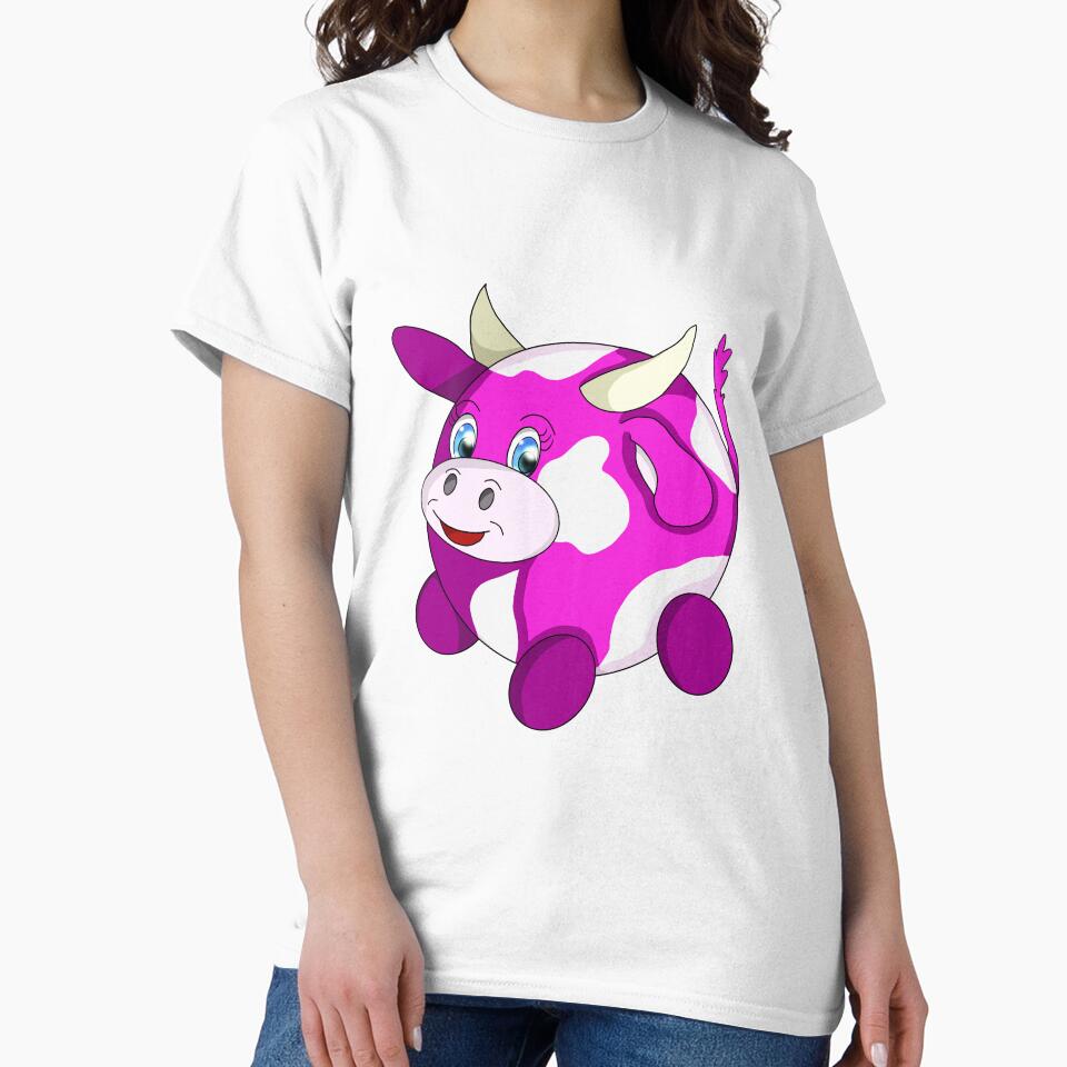 kawaii pink cow by BeingNow