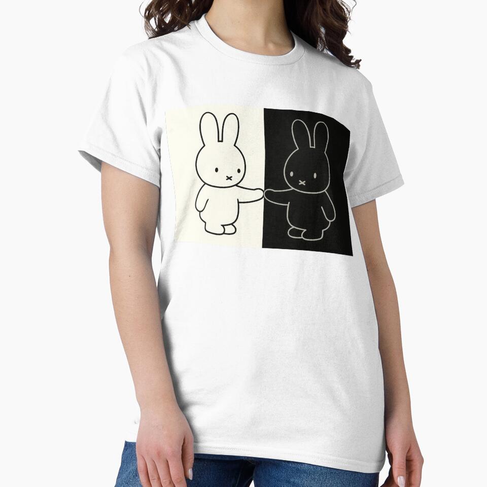 Black and White Miffy by Moss Studio