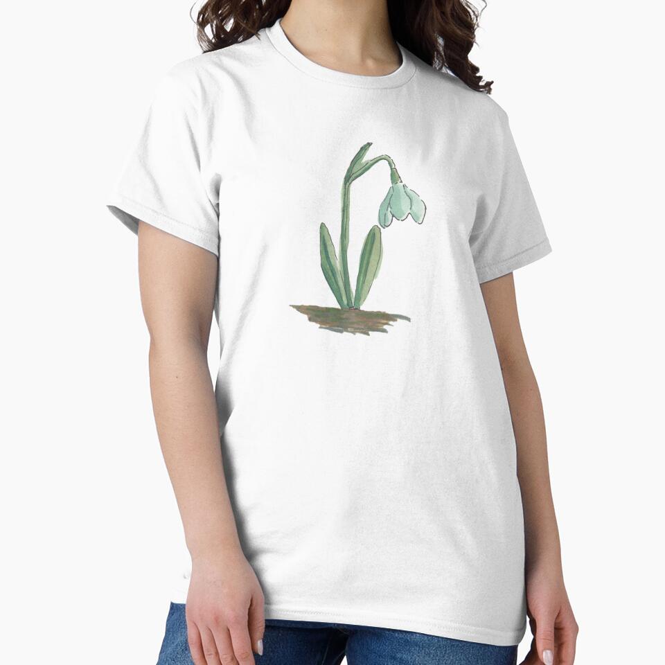 Single Snowdrop by KayMarieArt