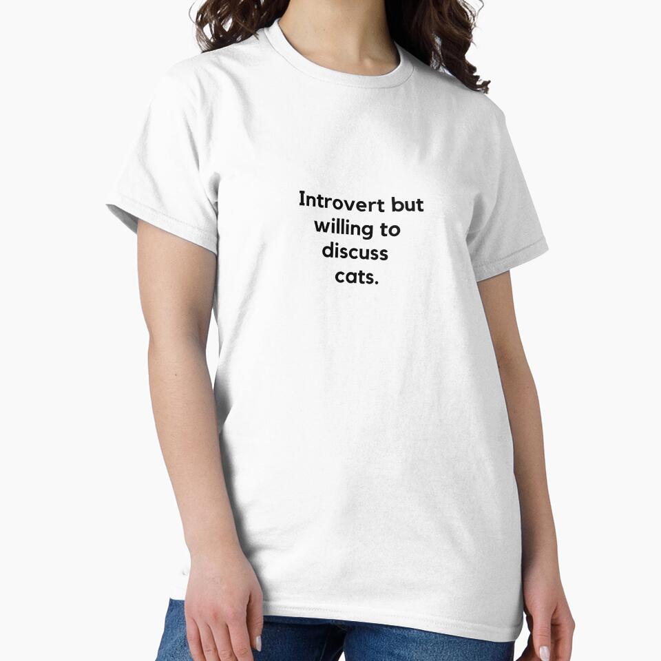 Introvert but willing to discuss cats by AzenethShop