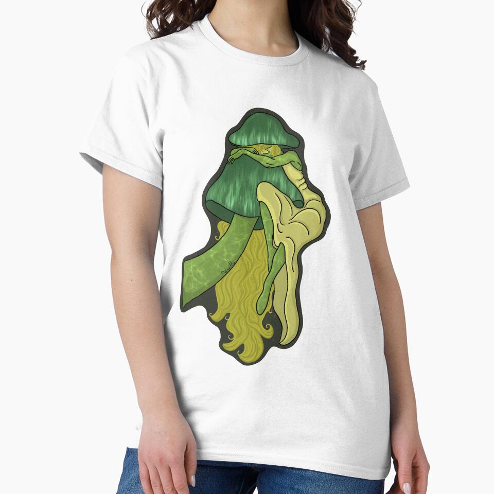 Parrot Waxcap Mushroom by Art by Wraith