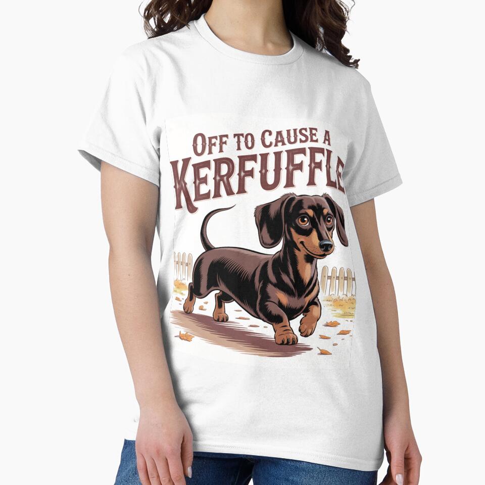 Off to Cause A Kerfluffle Dachshund by karolinao746
