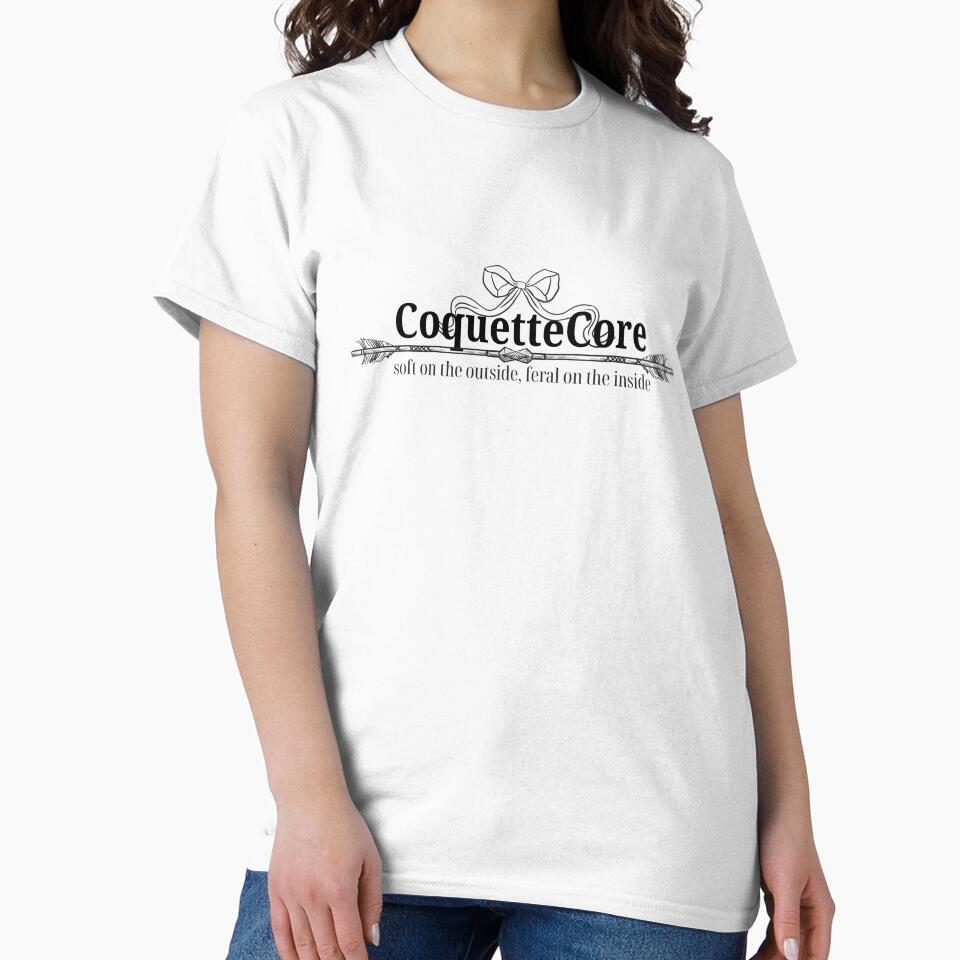 CoquetteCore Soft On The Outside Feral On The Inside Aesthetic gift by RoninMade Studio