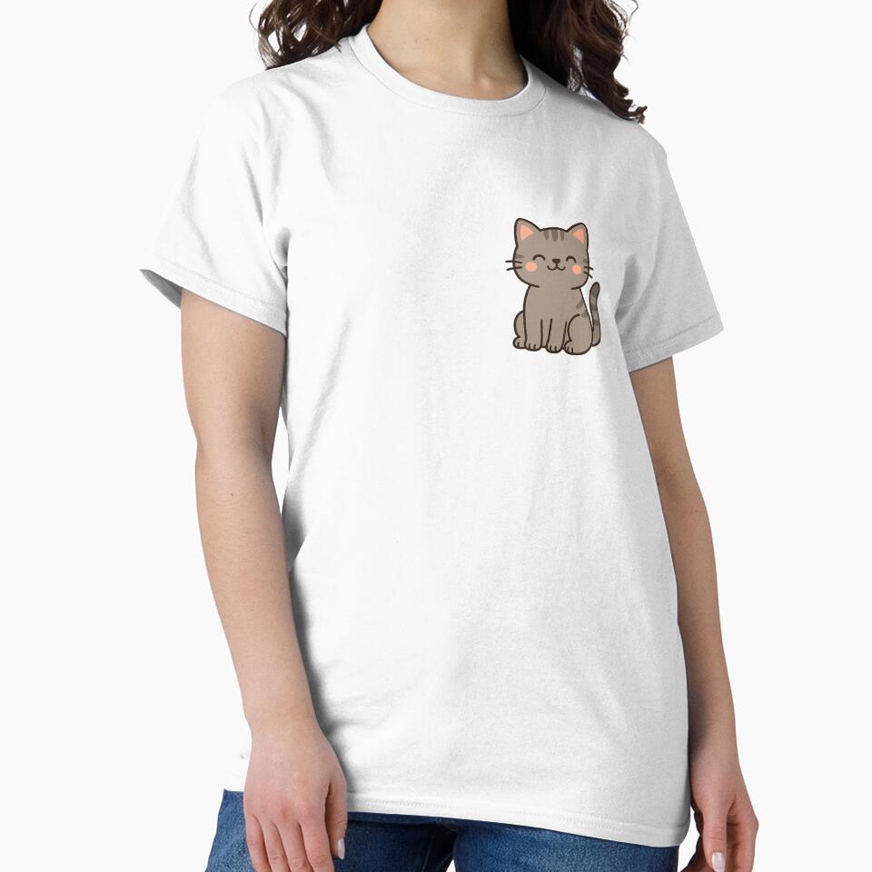 Cute Kawaii Cat – Adorable Cartoon Kitten Gift for Cat Lovers by ChillTofu