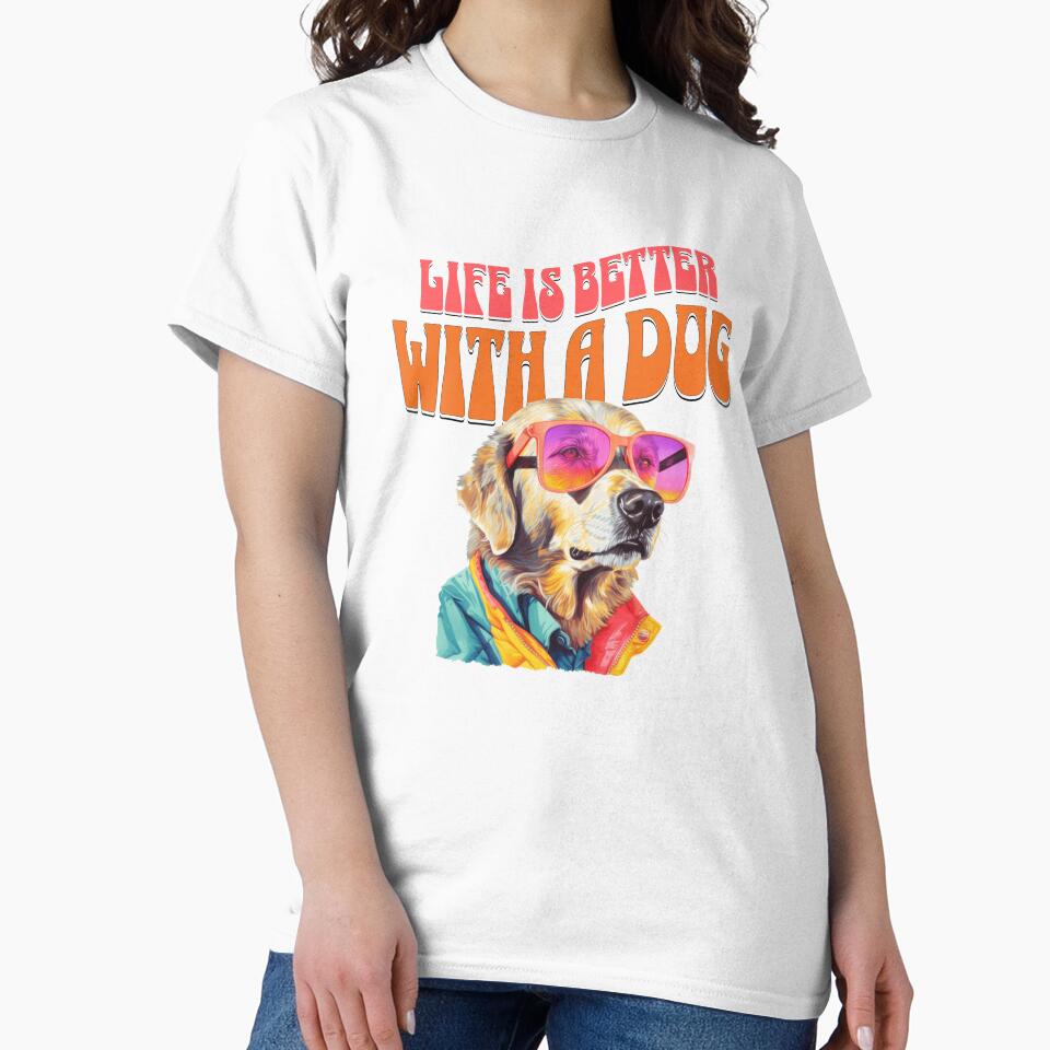 life is better with a dog - yellow lab by KimRG