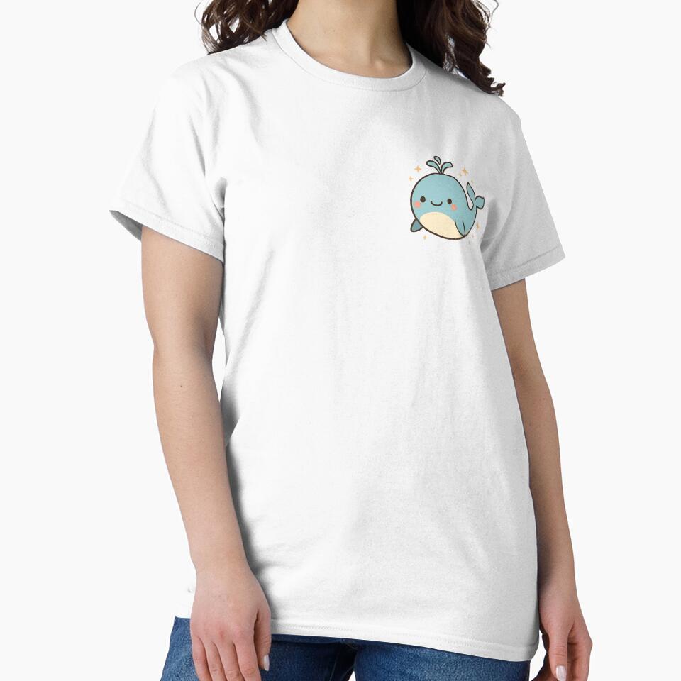 Sealife Kawaii Whale ⭐ Cute Cartoon Ocean Animal Gift for Whale Lovers by ChillTofu