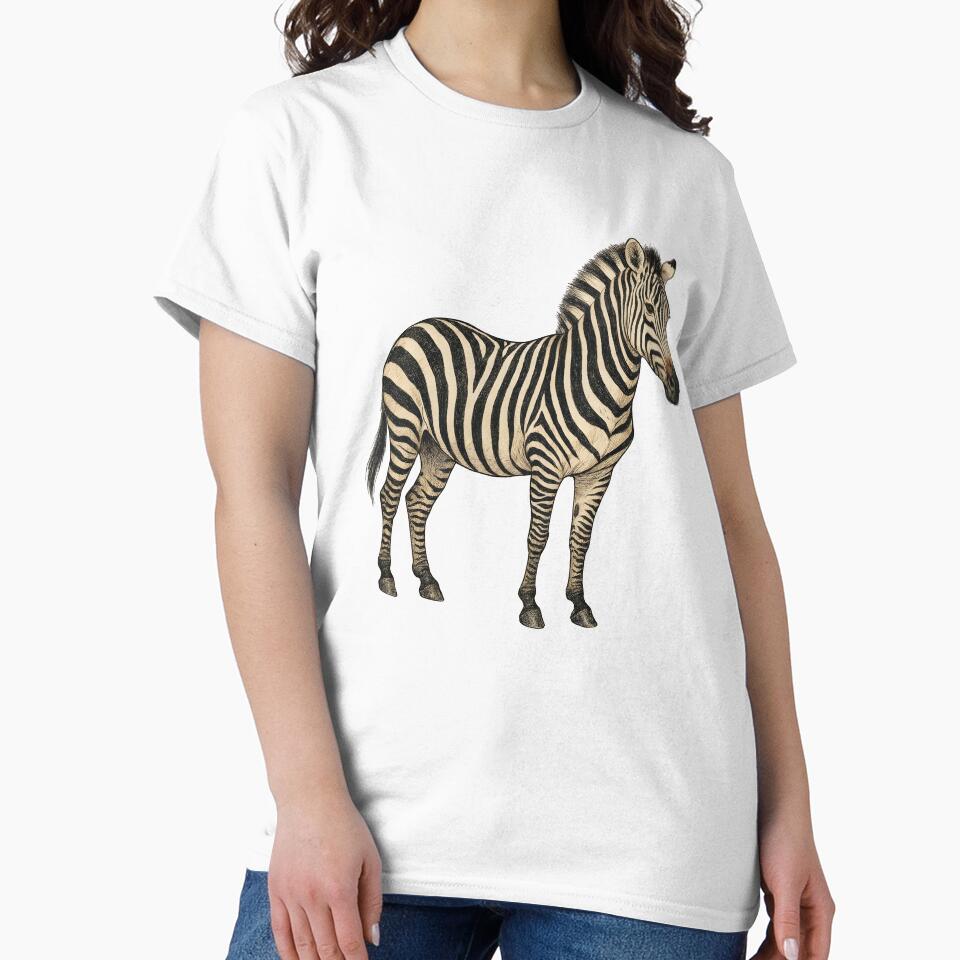Striped Zebra Illustration by jodz24