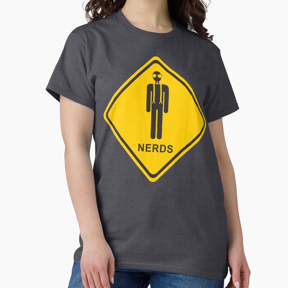 Nerd Warning Sign by PromoteProgress
