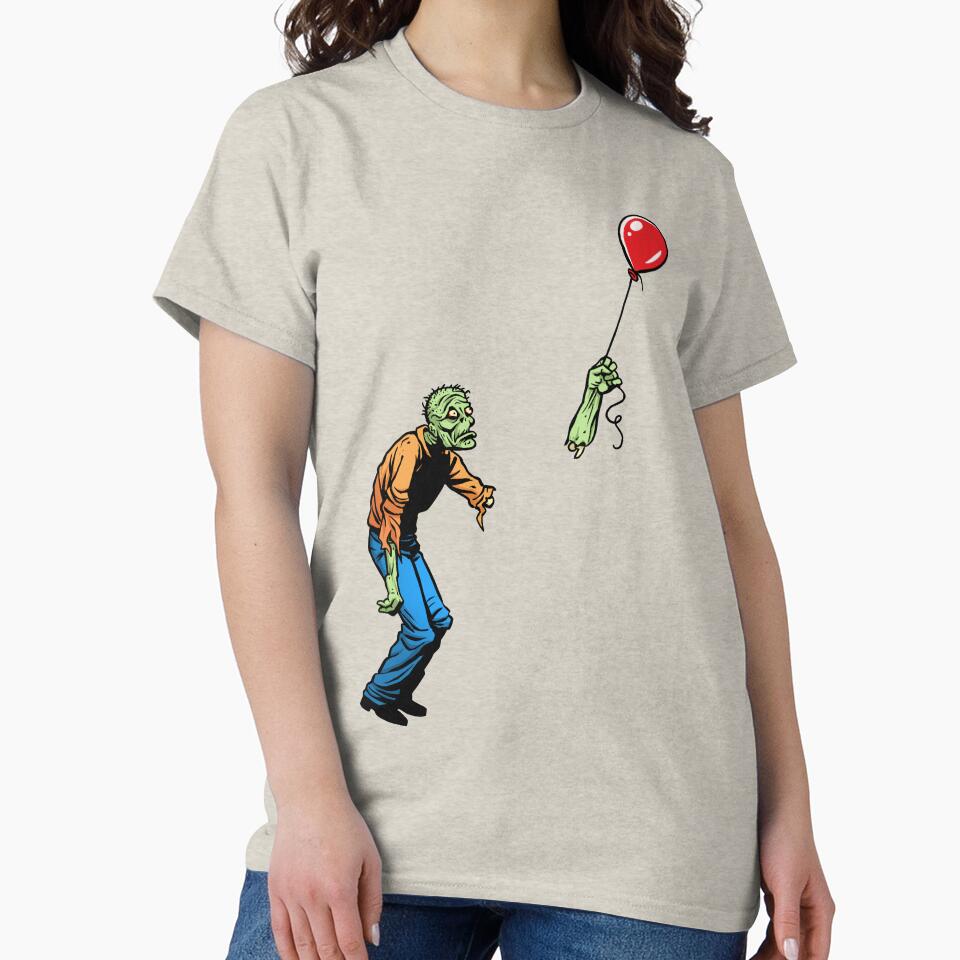 Sad Zombie with Balloon by AngelRobot