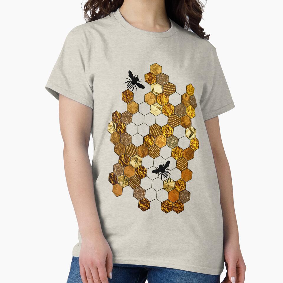 Golden Honeycomb by owleryartdesign
