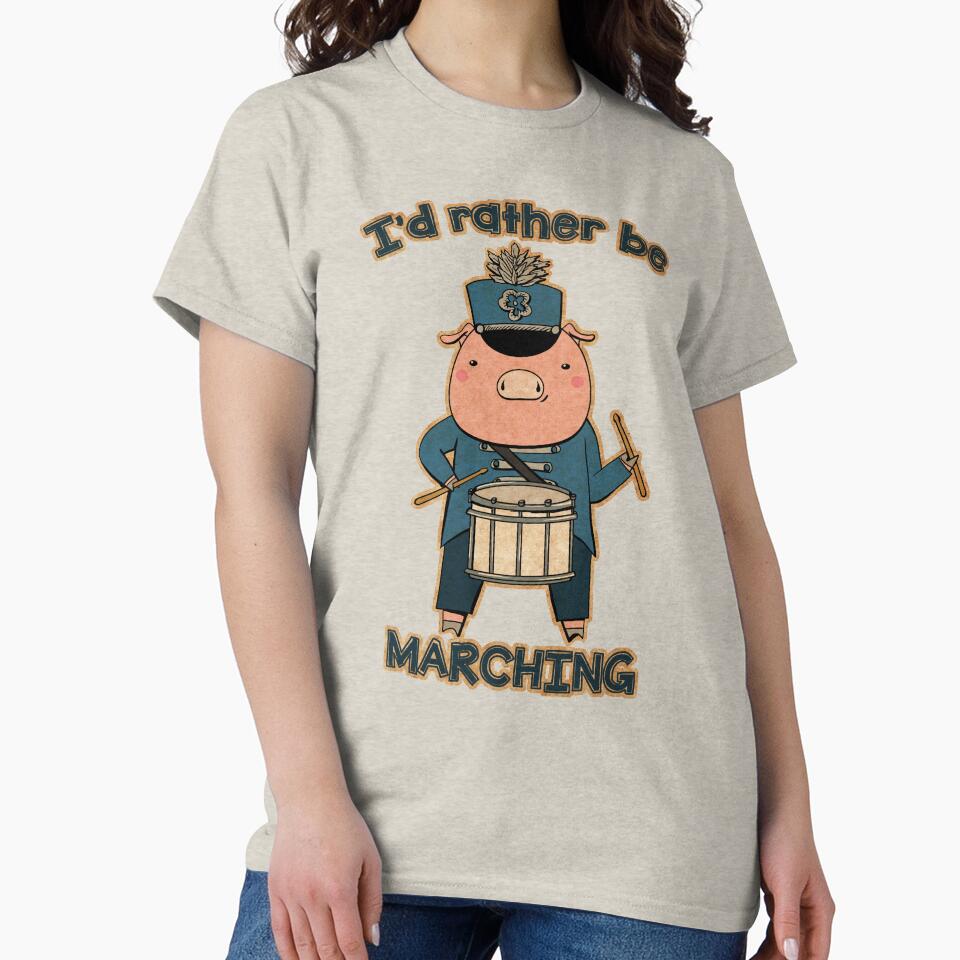 I'd Rather Be Marching // Marching Band Drummer by MagicEyesOnly