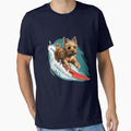 Surfing Cairn Terrier by VelvetRoom