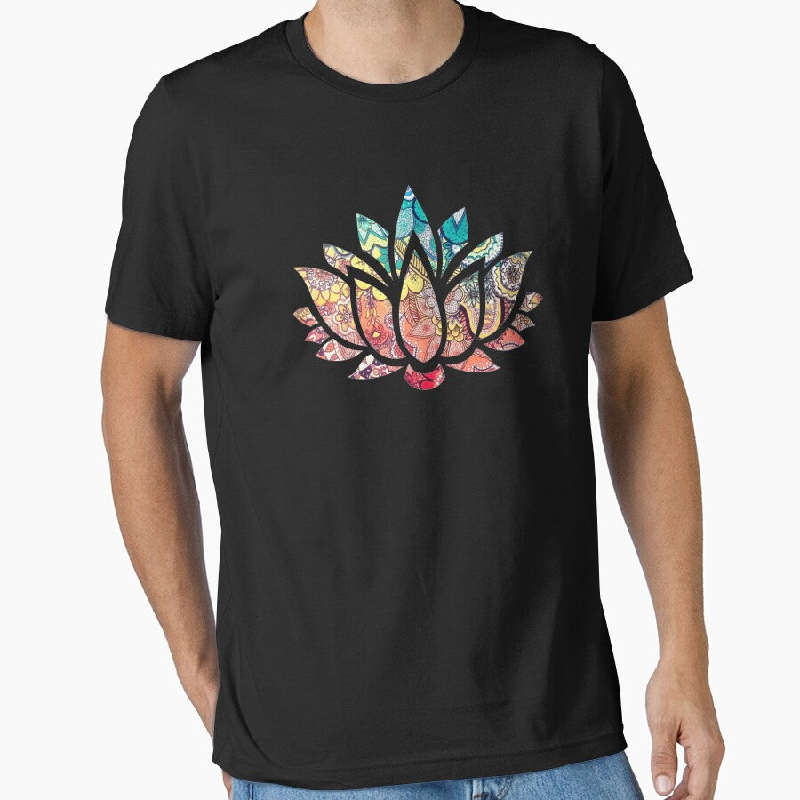 Kundalini Yoga - Kundalini Chakra Shirt - Kundalini Lotus Flower by JuditR