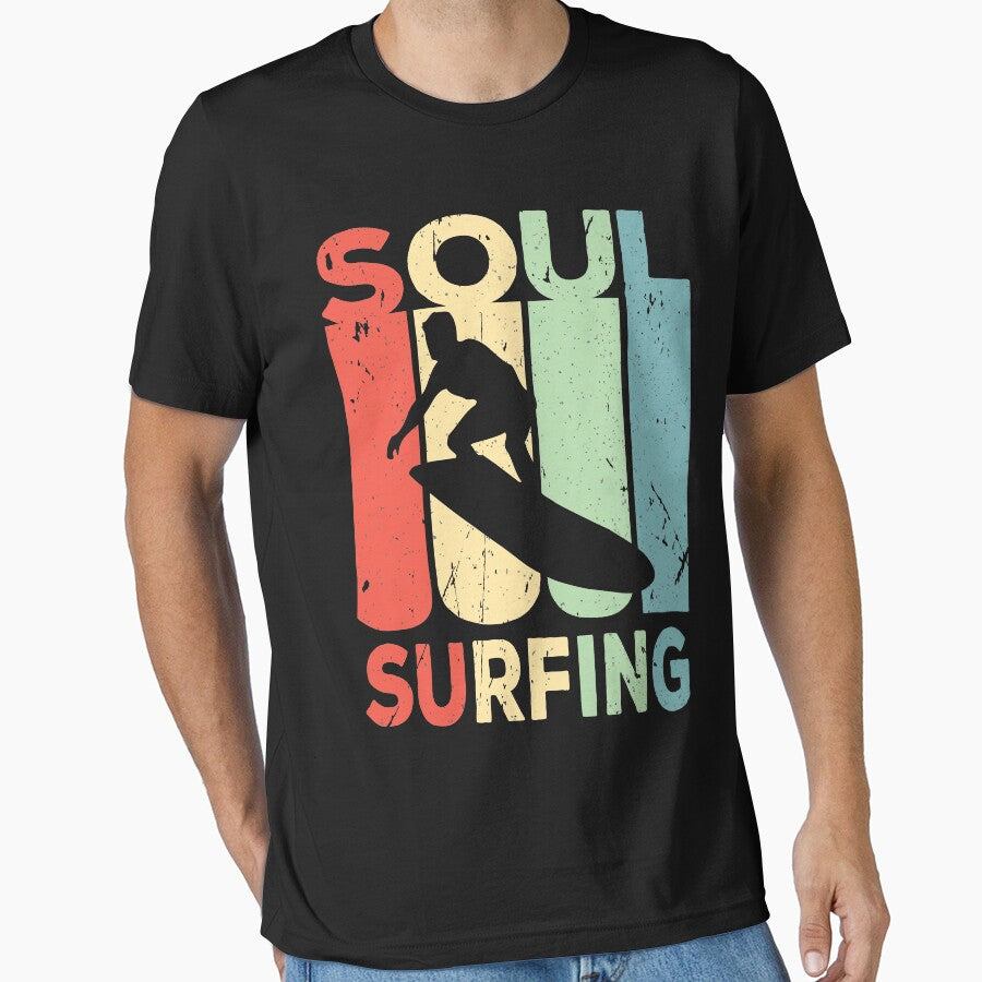 Soul Surfing Vintage Retro by Elixir Designs