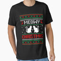 Meowy Cat Lover Ugly Christmas Sweater by RetroStyle247