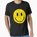Vintage Retro Happy Smiley Face 80s 90s Aesthetic by FRANMILLNER