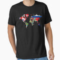 International World Flags Funny Flags World Map by KimberlyOppen