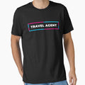Travel agent retro gradient frame by SVPOD