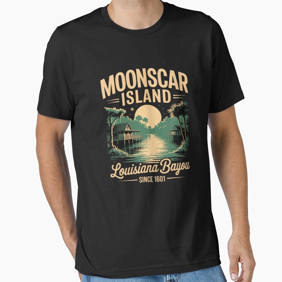 Moonscar Island Louisiana Bayou Landscape by ShelFisher