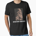 Wisdom Endures – Minimalist Philosophical Sage Portrait by Evaevonechi