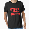 A t e e z red minimalist by niconics