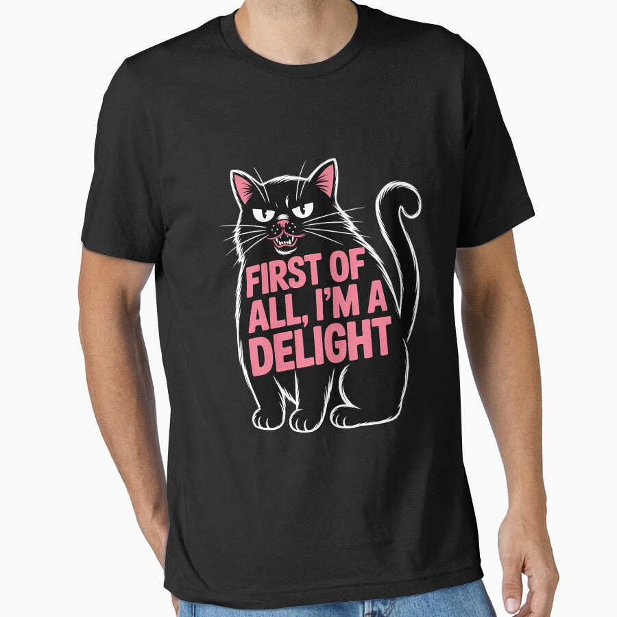 First of All I'm a Delight Roaring Black cat by AsteriskDatBArt
