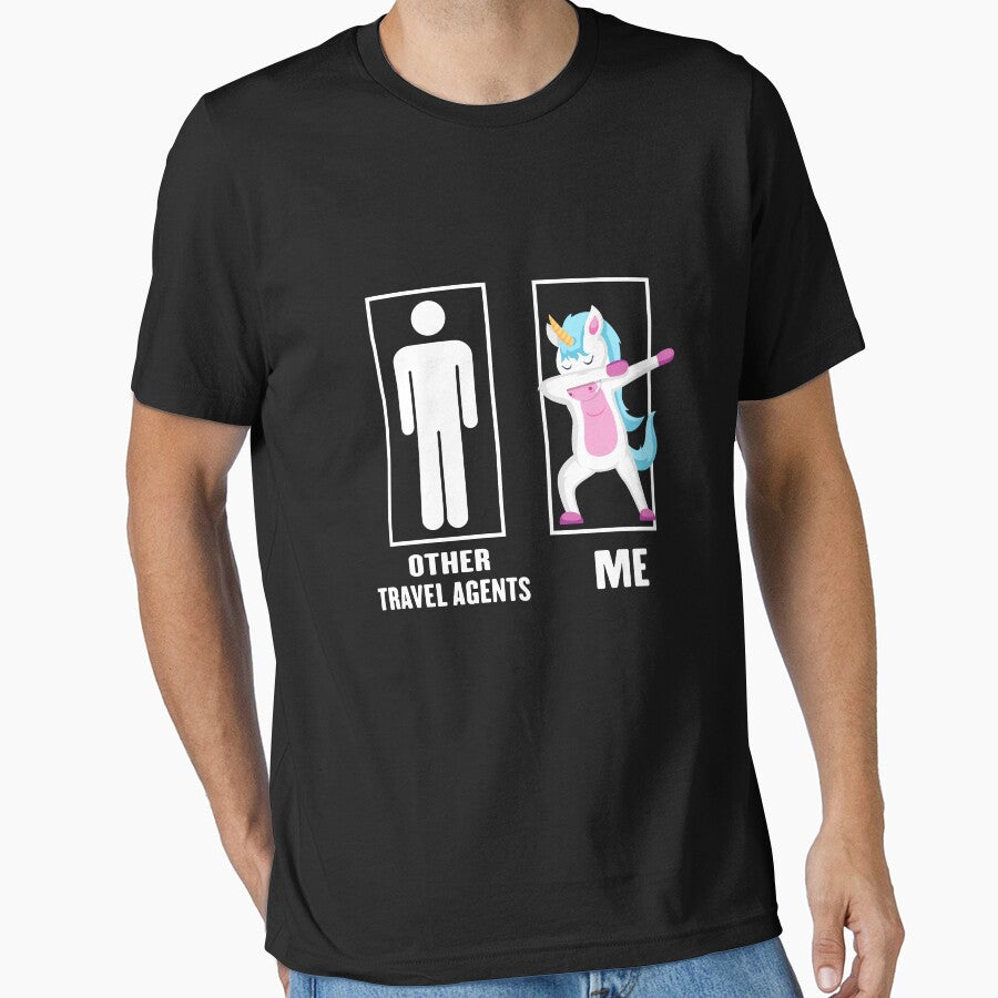 Funny Unicorn Dabbing Other travel agent Me,Other travel agent Me Funny Unicorn Dabbing, travel agent Unicorn, travel agent Dad Husband Birthday Christmas Gift by xlnv