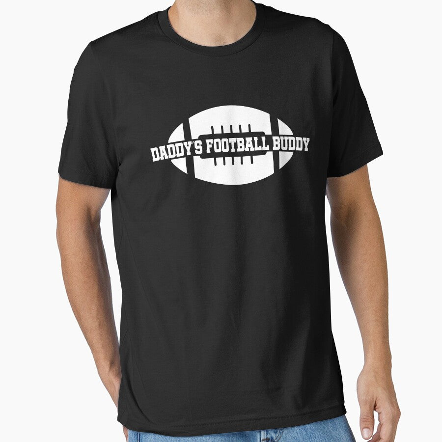 Daddy's Football Buddy T-shirt by 3familyllc