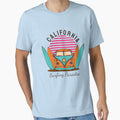 CALIFORNIA Surfing Paradise T-shirts Desing by LUXE SHIRT