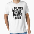 Pilates Is My Happy Hour Funny Pilates Workout Lovers by desimino