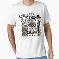 Western Cowgirl Quote with Roses and Cactus – Vintage Western Aesthetic Design by Sonchai Paladsai