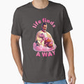 Life Finds a Way Pink Raptor Jesus by liminalcandy