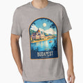 Budapest Vintage Travel Illustration by HomeLivingCo