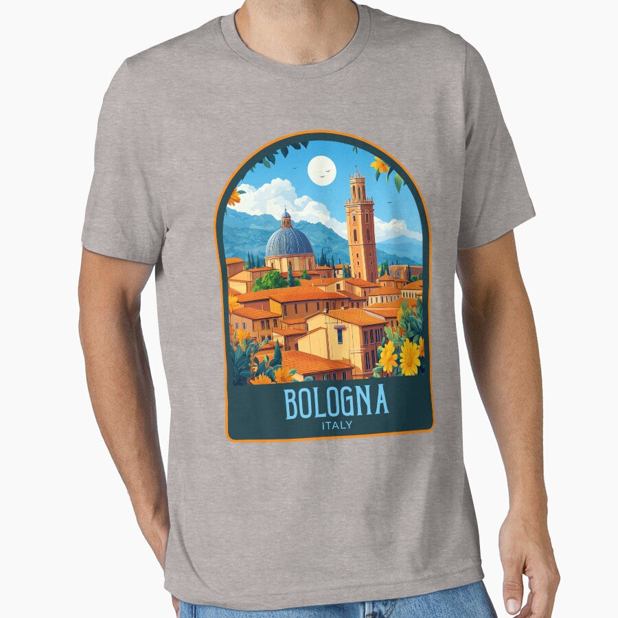 Bologna Vintage Travel Illustration by HomeLivingCo