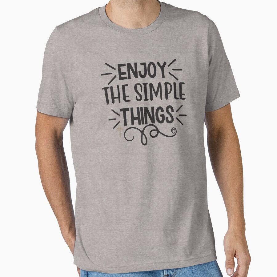 Enjoy The Simple Things encouraging quote by Kamzzi