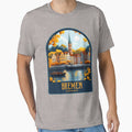 Bremen Vintage Travel Illustration by HomeLivingCo
