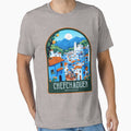Chefchaouen Vintage Travel Illustration by HomeLivingCo