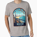 Brighton Vintage Travel Illustration by HomeLivingCo